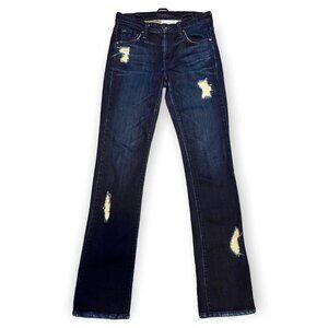 James Jeans BUDDY Dark Wash Luxury Designer Denim Jeans - Womens 30 x 33